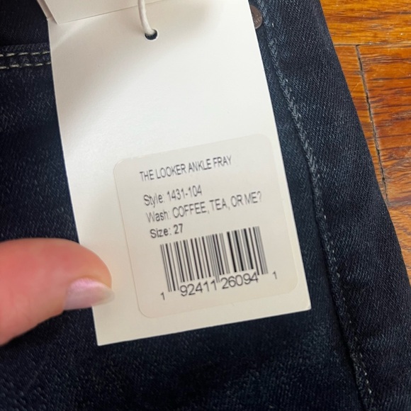 MOTHER The Looker Crop Jeans Coffee Tea or Me Size 27 - Picture 5 of 9